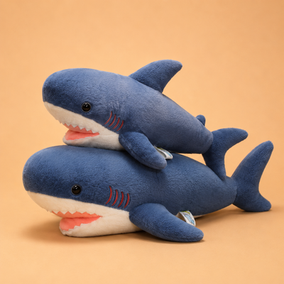Grande Peluche Requin Bleu
