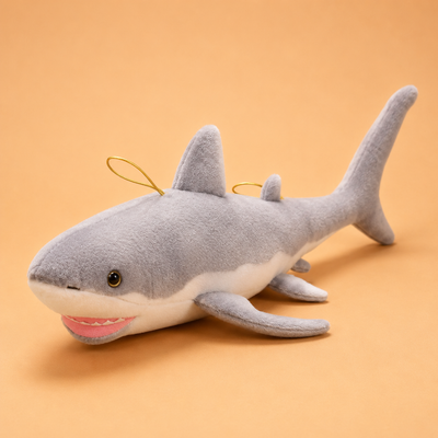 Peluche Requin Blanc Réaliste