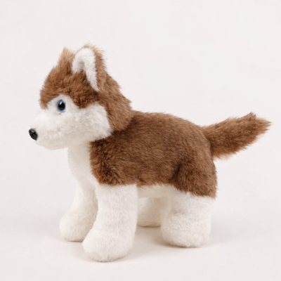 Peluche Husky Marron