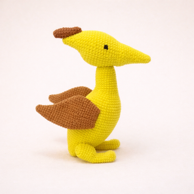 Peluche Crochet Dinosaure Volant