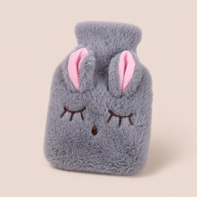 Bouillotte Fourrure Lapin Qui Dort