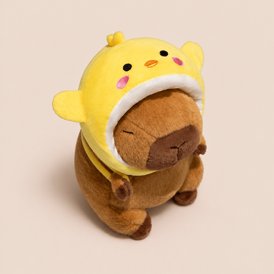 Cute Capybara Peluche - Bonnet Poussin