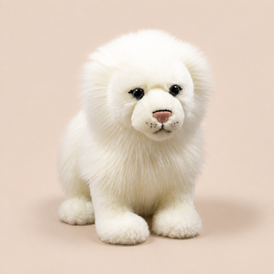 Doudou Petit Lion Blanc