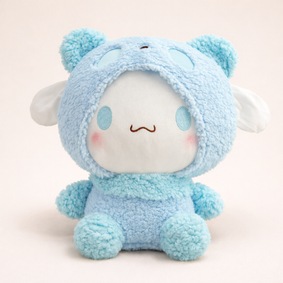 Doudou Panda Bleu