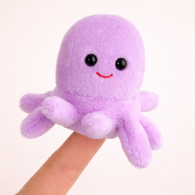 Doudou Pieuvre Violet Mini