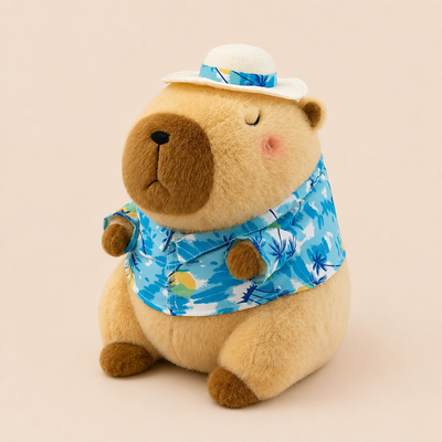 Peluche Capybara Chemise Été