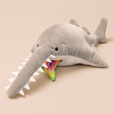 Peluche Requin Scie Géant