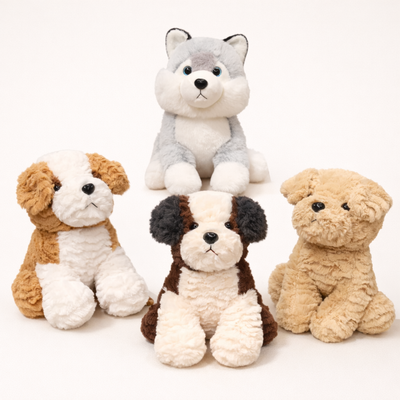 Peluche Chien Assis