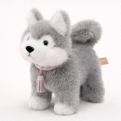 Peluche Chien Gris