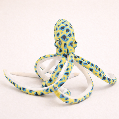 Peluche Grande Pieuvre Jaune