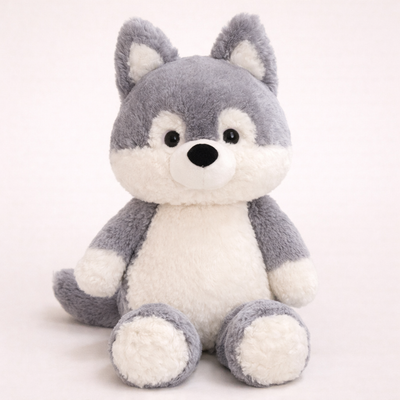 Peluche Loup Gris