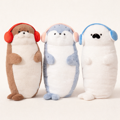 Peluche Loutre de Mer avec Écouteur