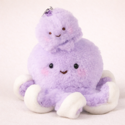 Peluche Pieuvre Maman Bébé