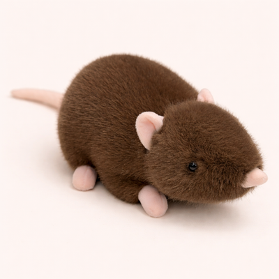 Peluche Souris Marron