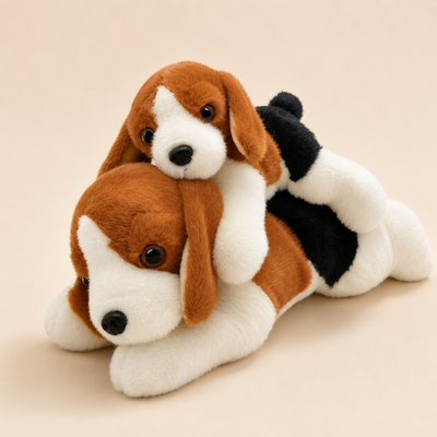 peluche de beagle tout doux