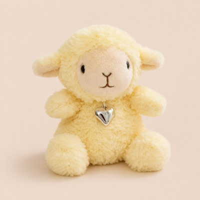 Petite Peluche Mouton Jaune