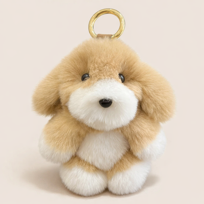 Porte Clé Chien Peluche