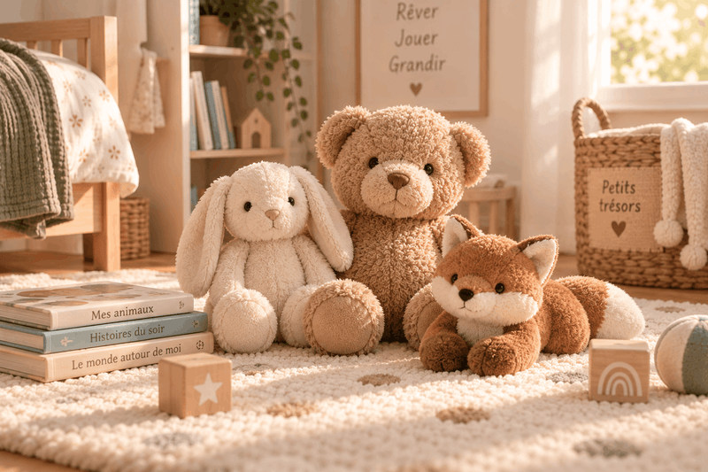 Quelle peluche offrir à un enfant de 3 à 10 ans ?