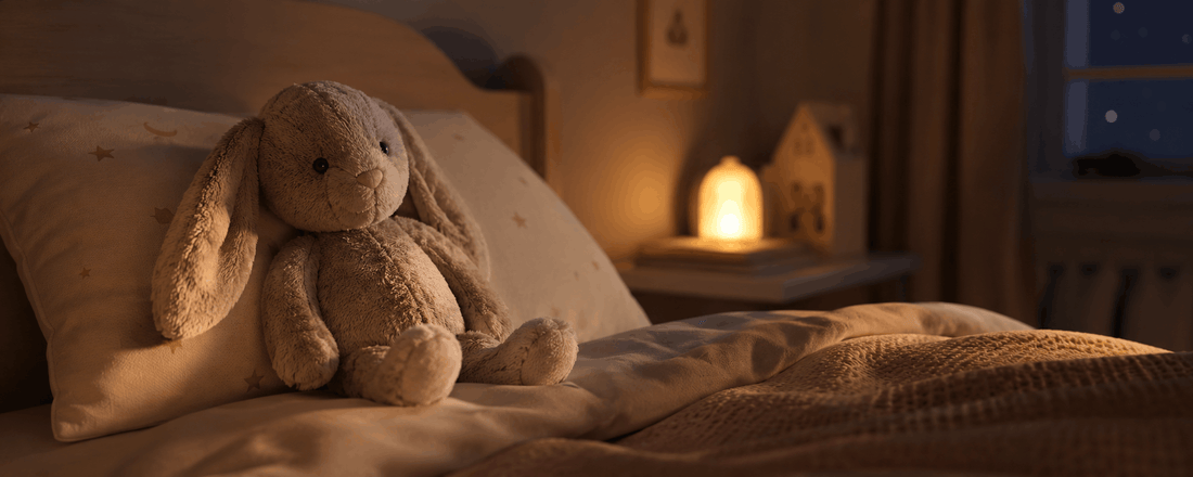 Peur du noir et cauchemars : aider votre enfant avec une peluche « gardien »