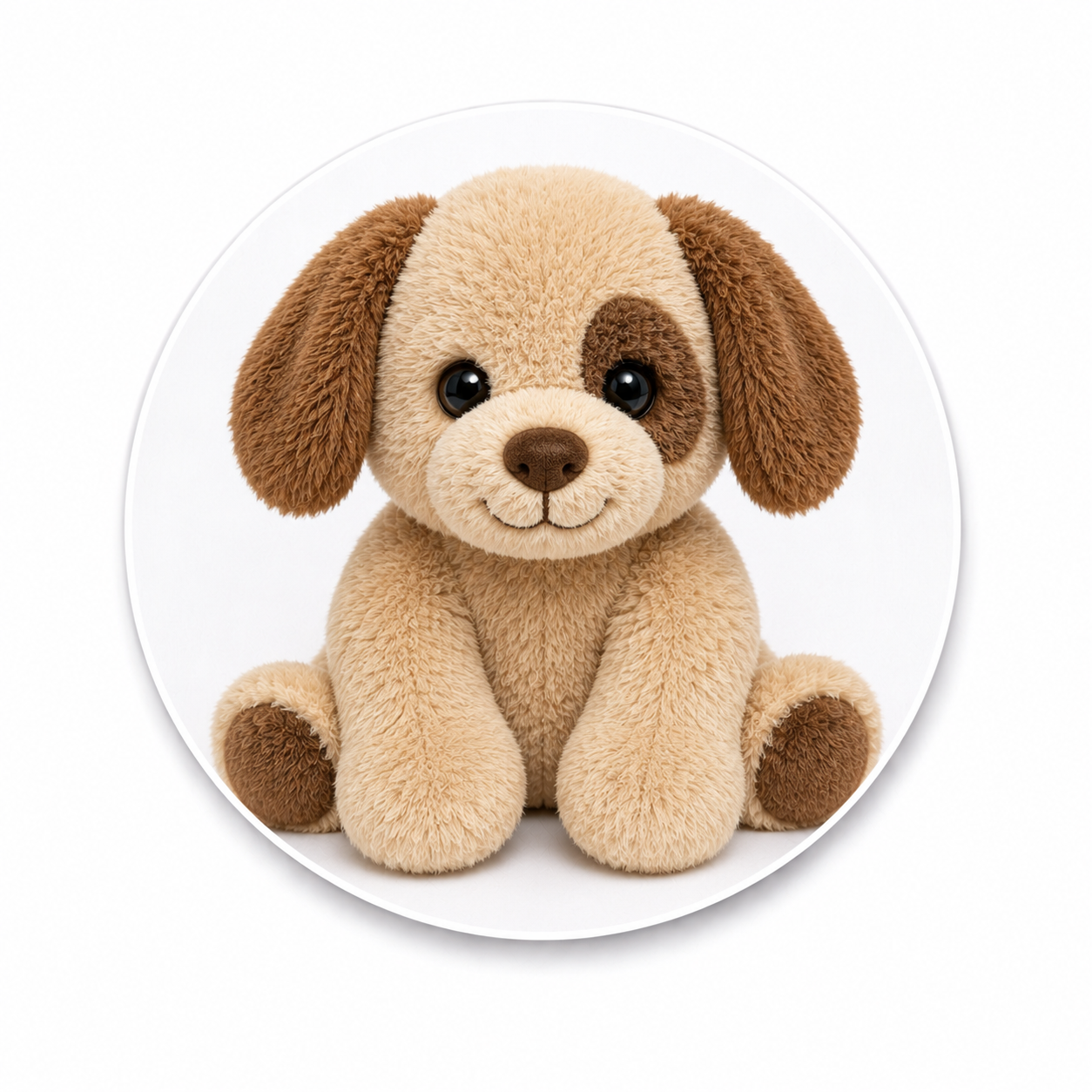 Peluche chiot mignon aux grandes oreilles, vignette de la collection peluche chiot