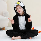 Pyjama une pièce pingouin enfant en flanelle
