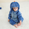 Pyjama une pièce enfant dragon bleu en flanelle