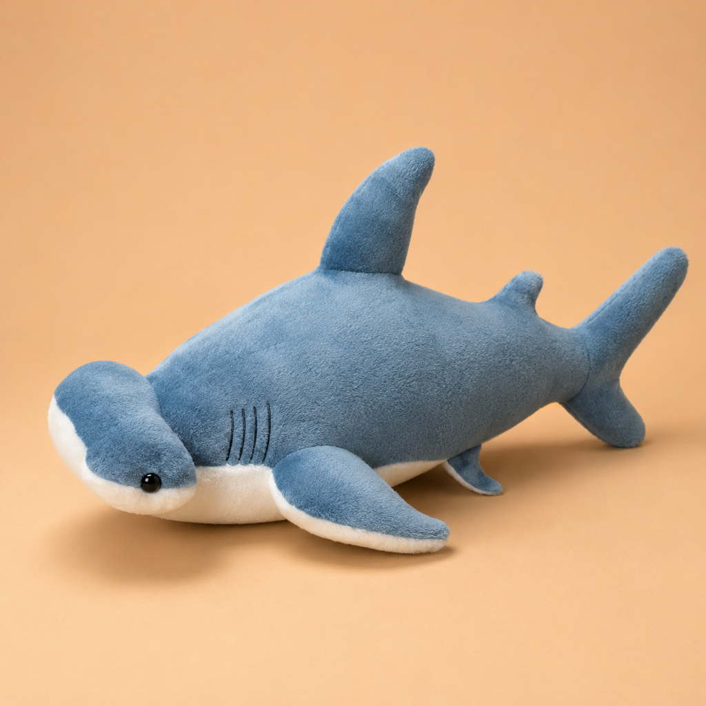 Peluche Requin Marteau Bleu