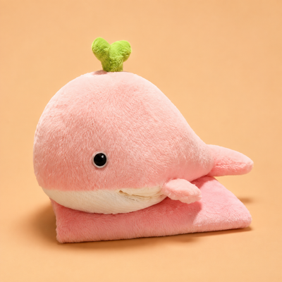 Doudou Baleine Rose Mignonne