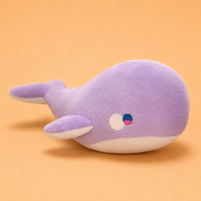 Peluche Baleine Violette