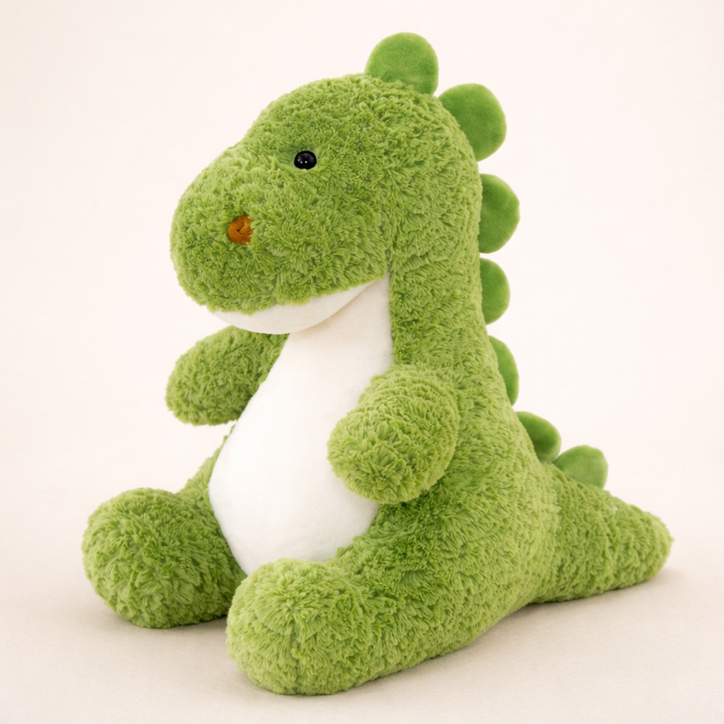 Doudou Dinosaure Vert