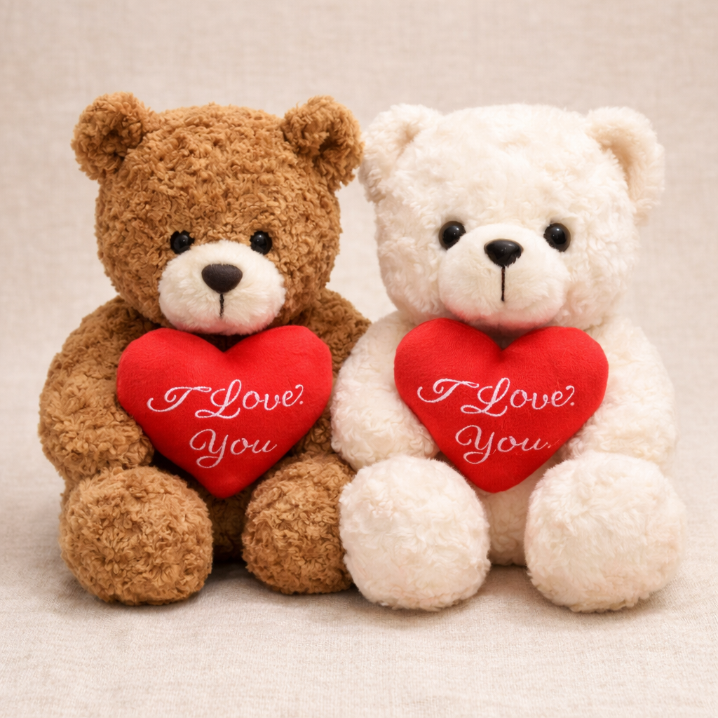 Doudou Ours Coeur