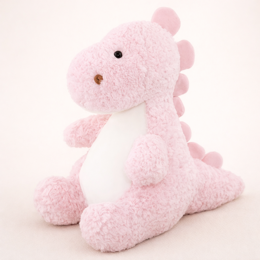 Peluche Dinosaure Rose