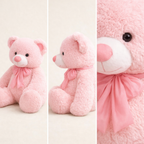 Grand Ours en Peluche Rose multi shot