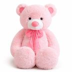 Grand Ours en Peluche Rose - vue 2