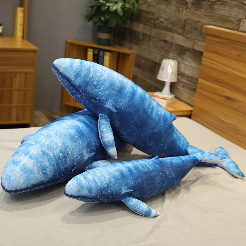 Peluche Baleine Bleue Réaliste - vue 2