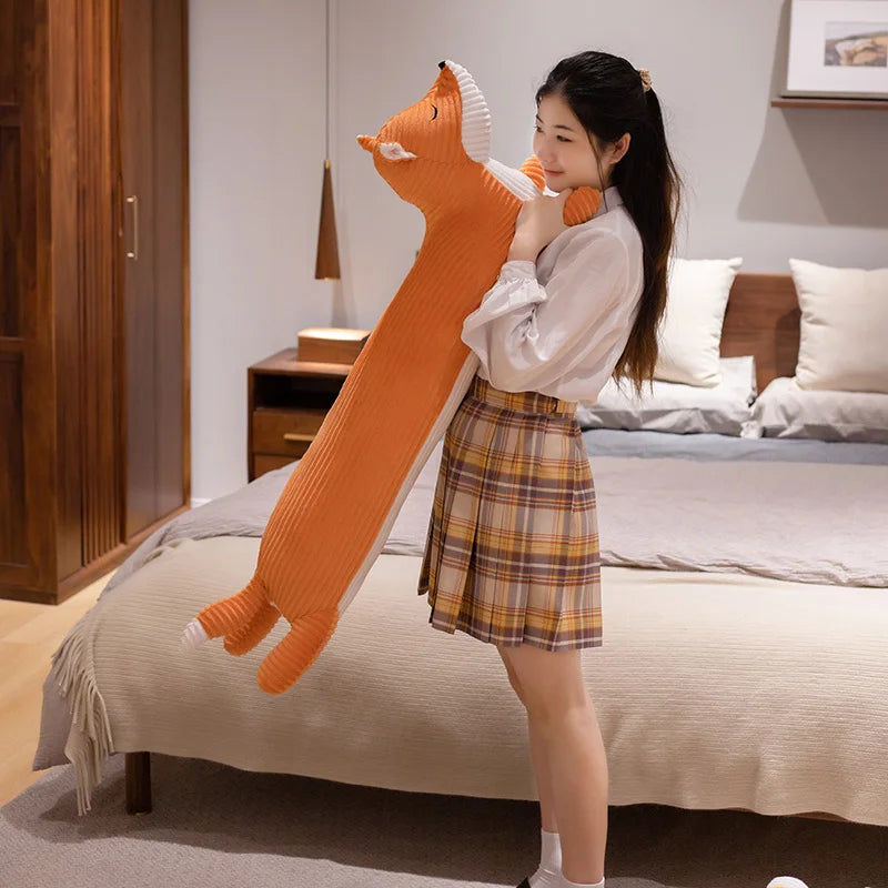 Traversin Peluche Renard Géant 110cm - vue 3