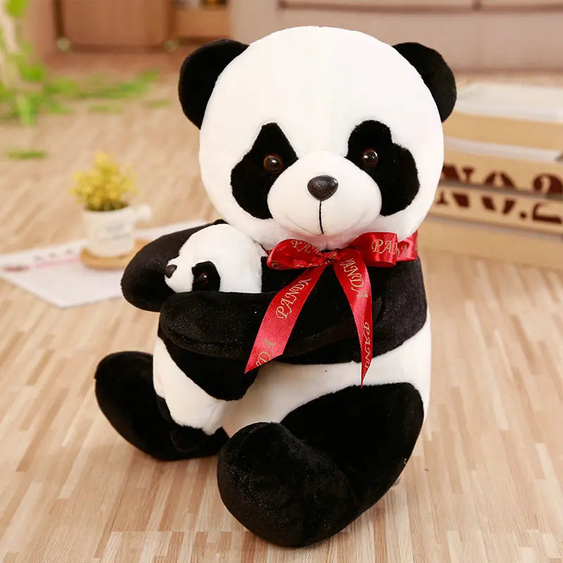 Peluche Panda avec Bebe - vue 4