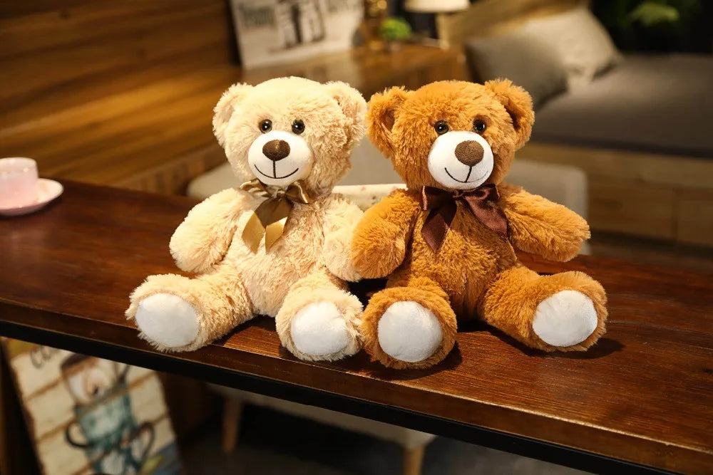 Petit Ours Brun en Peluche - vue 2