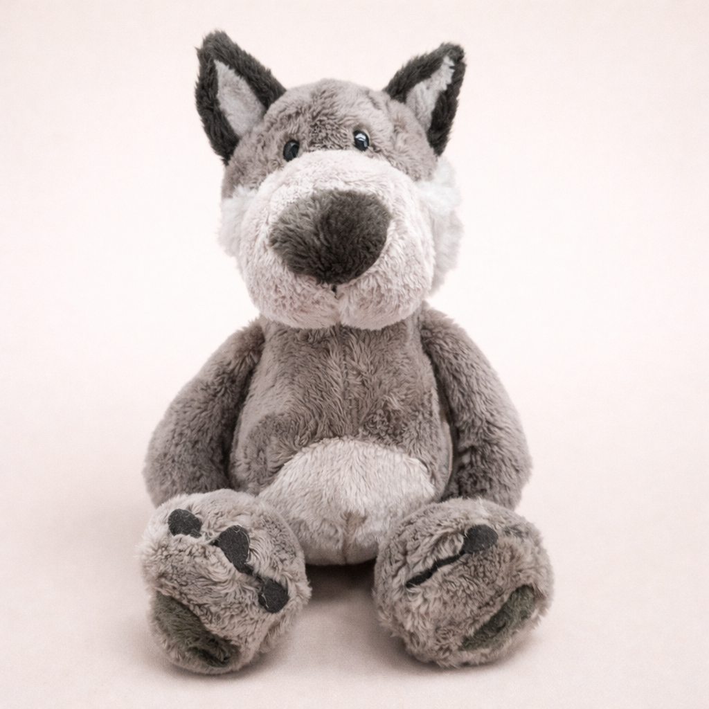 Peluche Loup Taille Moyenne