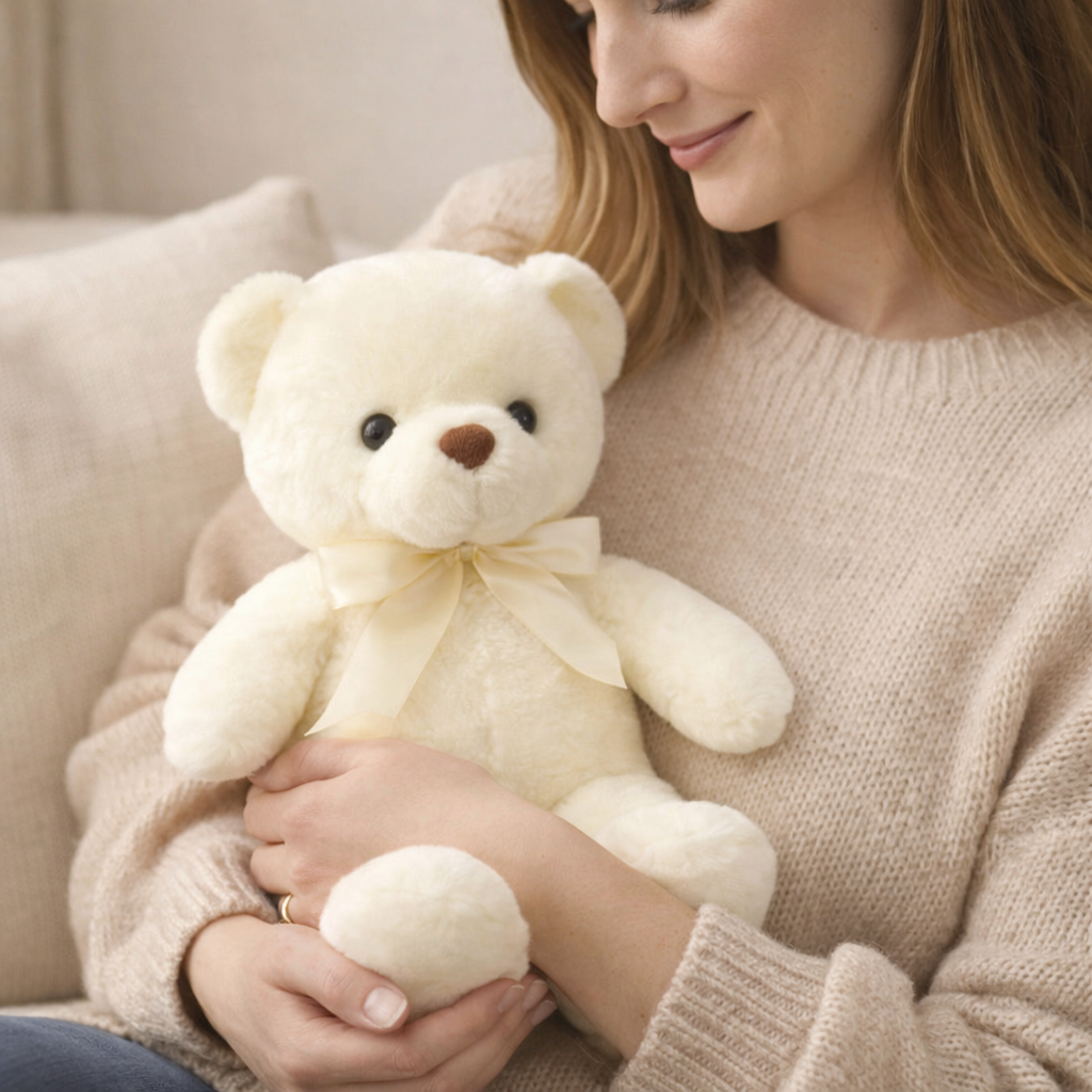 Ours Blanc en Peluche vue 2