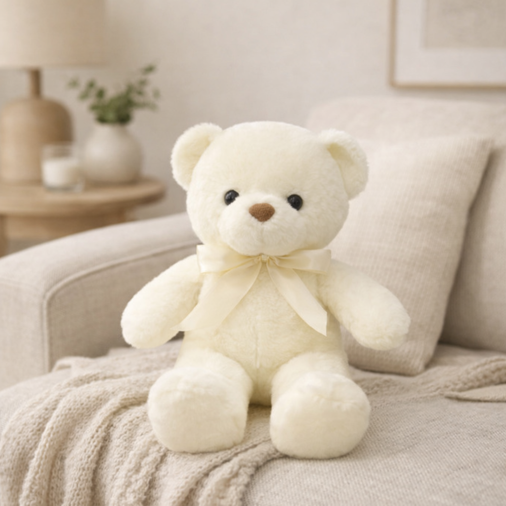 Ours Blanc en Peluche vue3