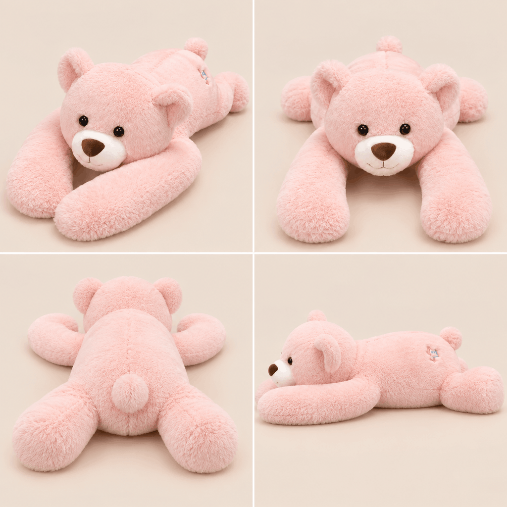 Ours en Peluche Lestée - Rose