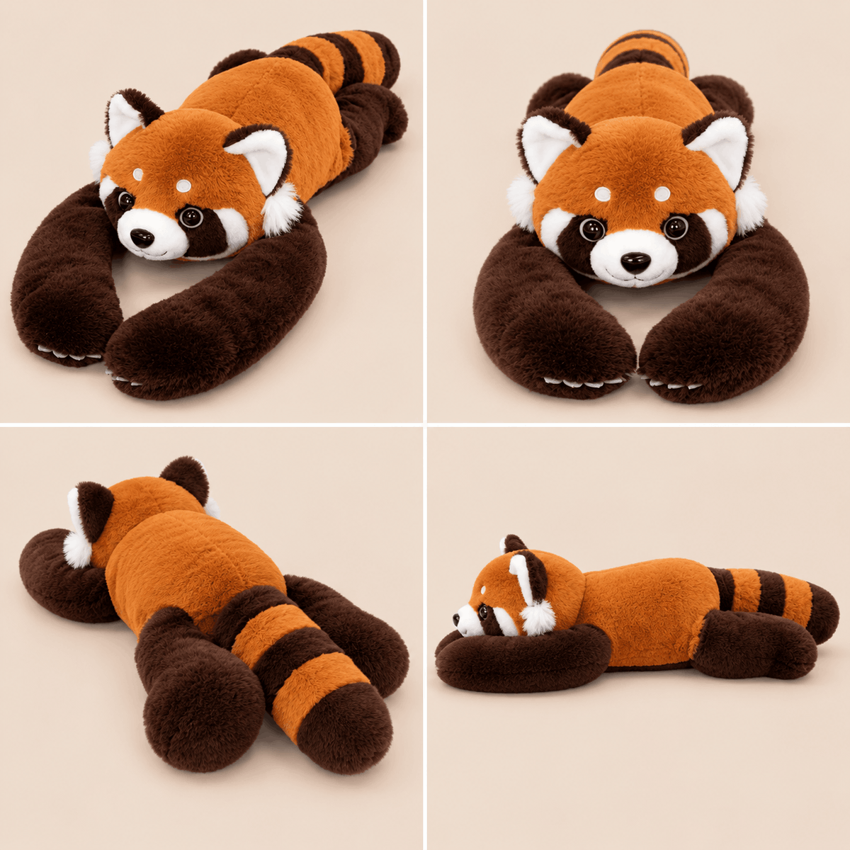 Panda Roux Lestée en Peluche - 650g