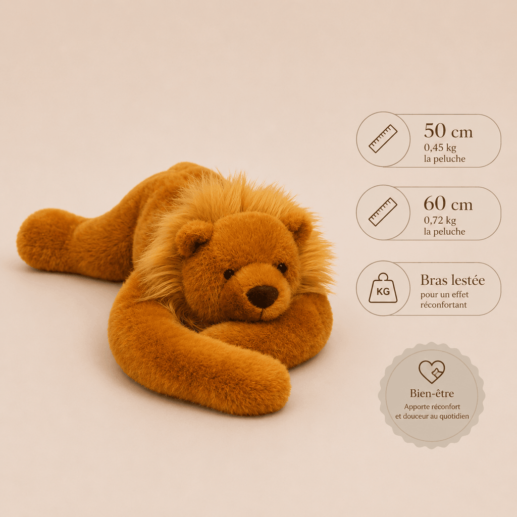Peluche Lestée Lion