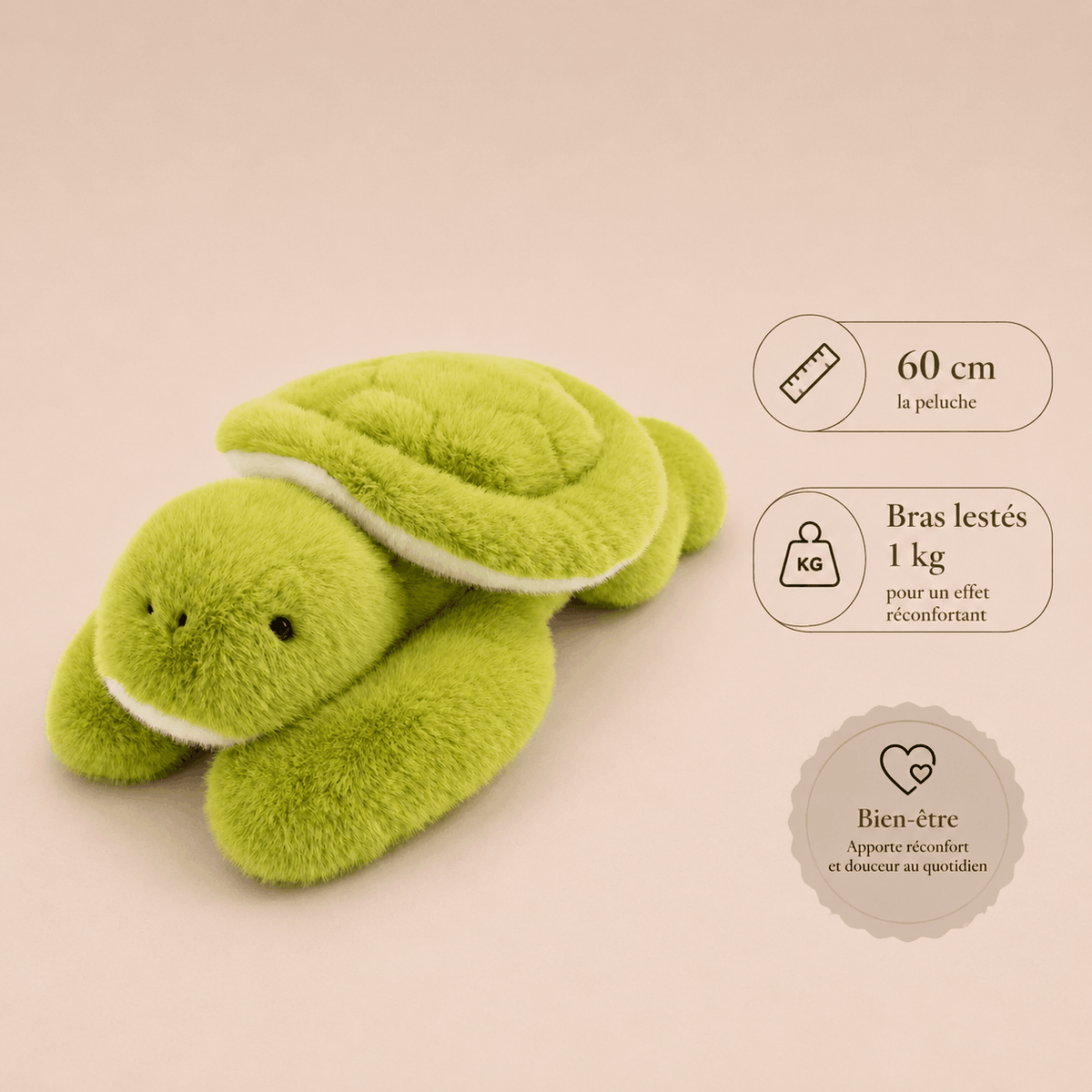 Peluche Lestée Tortue