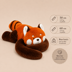 Peluche Lourde Panda Roux