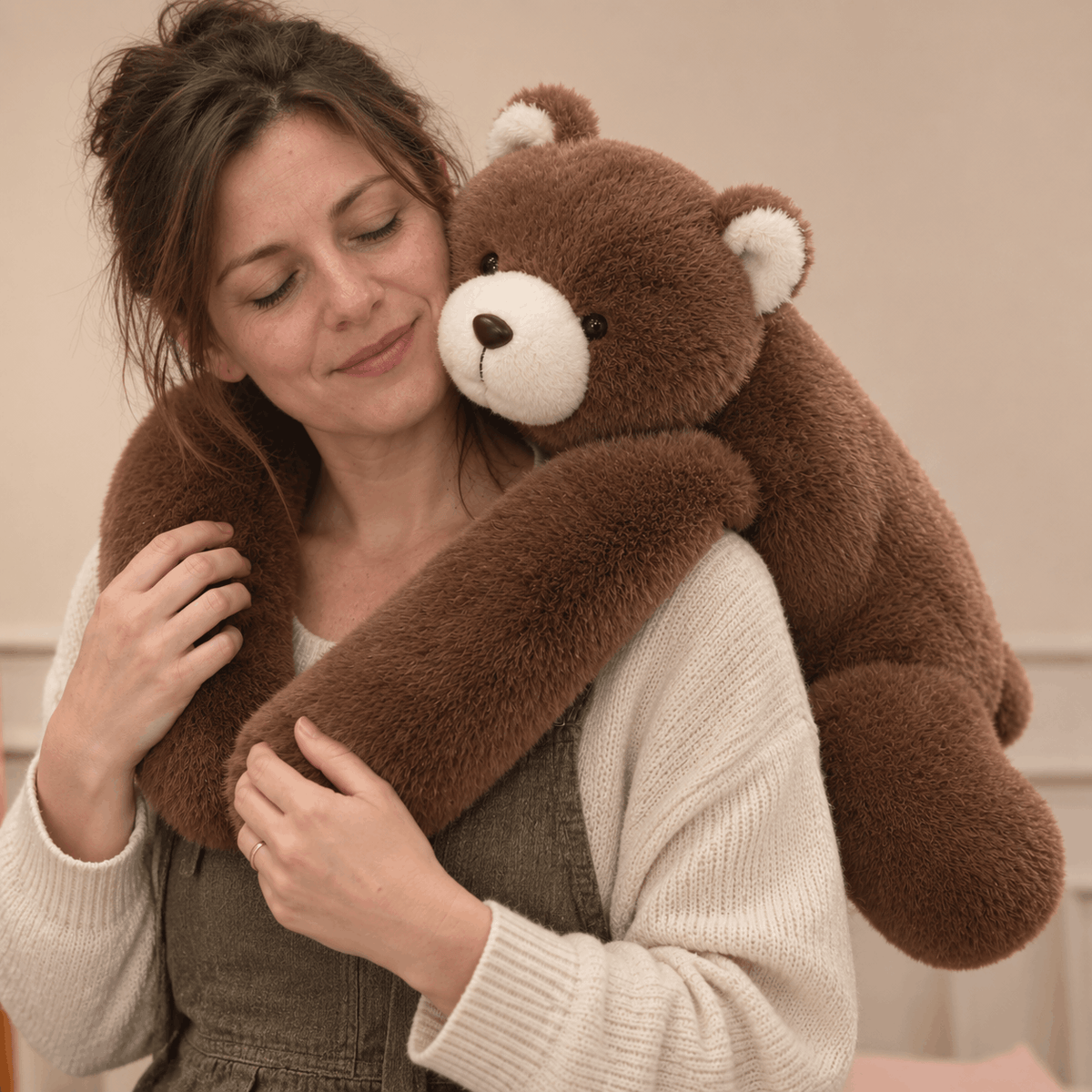 Peluche Ours Lestée - Marron