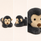 Peluche Singe Noir