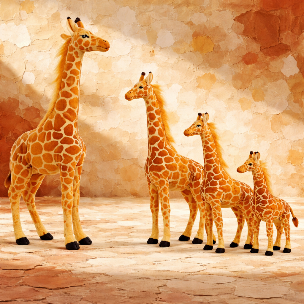 Peluche Girafe Realiste - vue 2