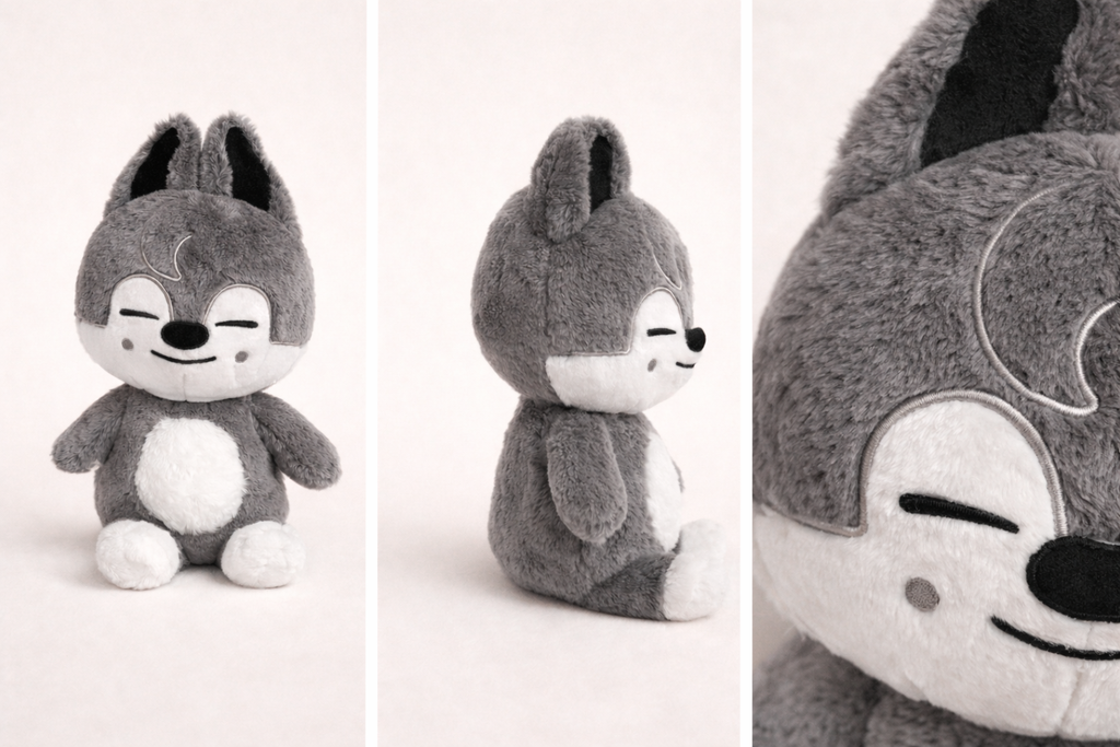Peluche Loup Kawaii - vue 2